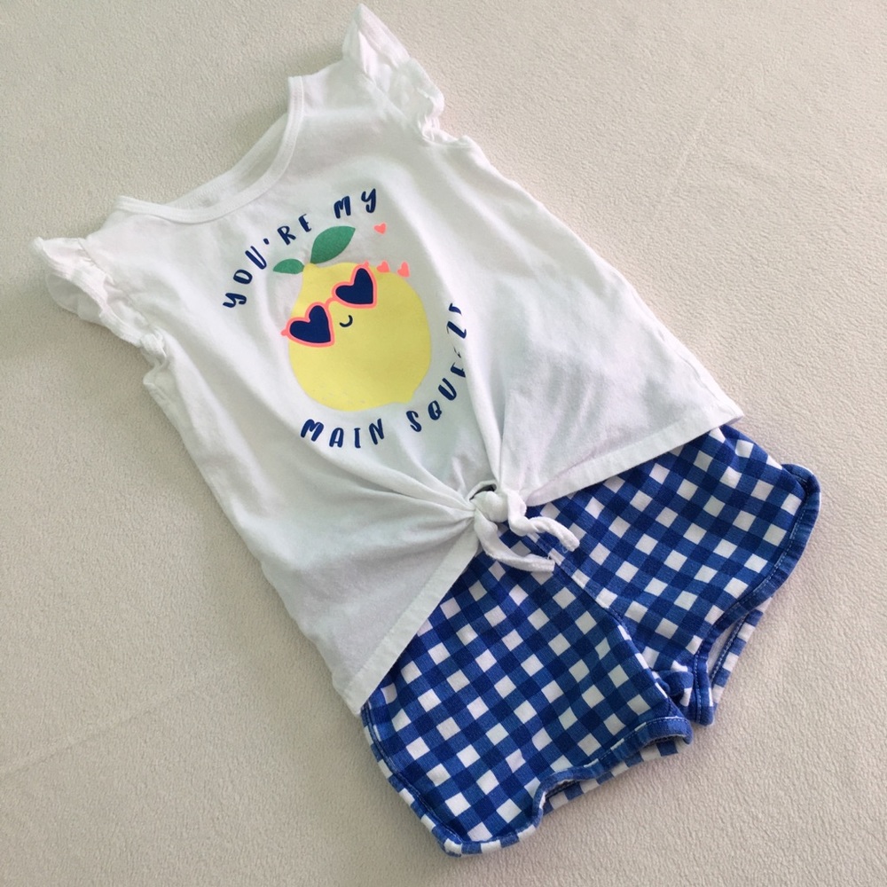 🍋 Two-piece "You're My Main Squeeze" Summer Ensemble by Carter's 🍋